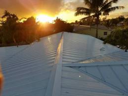 Florida Sunset And Metal Roof